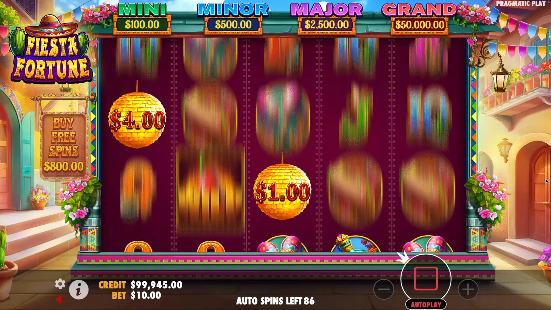 Play Fiesta Fortune bonuses
