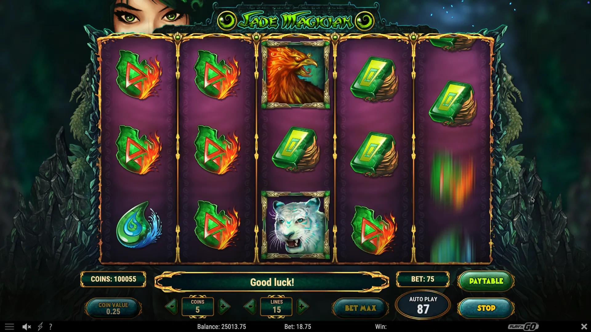 Jade Magician slot bets
