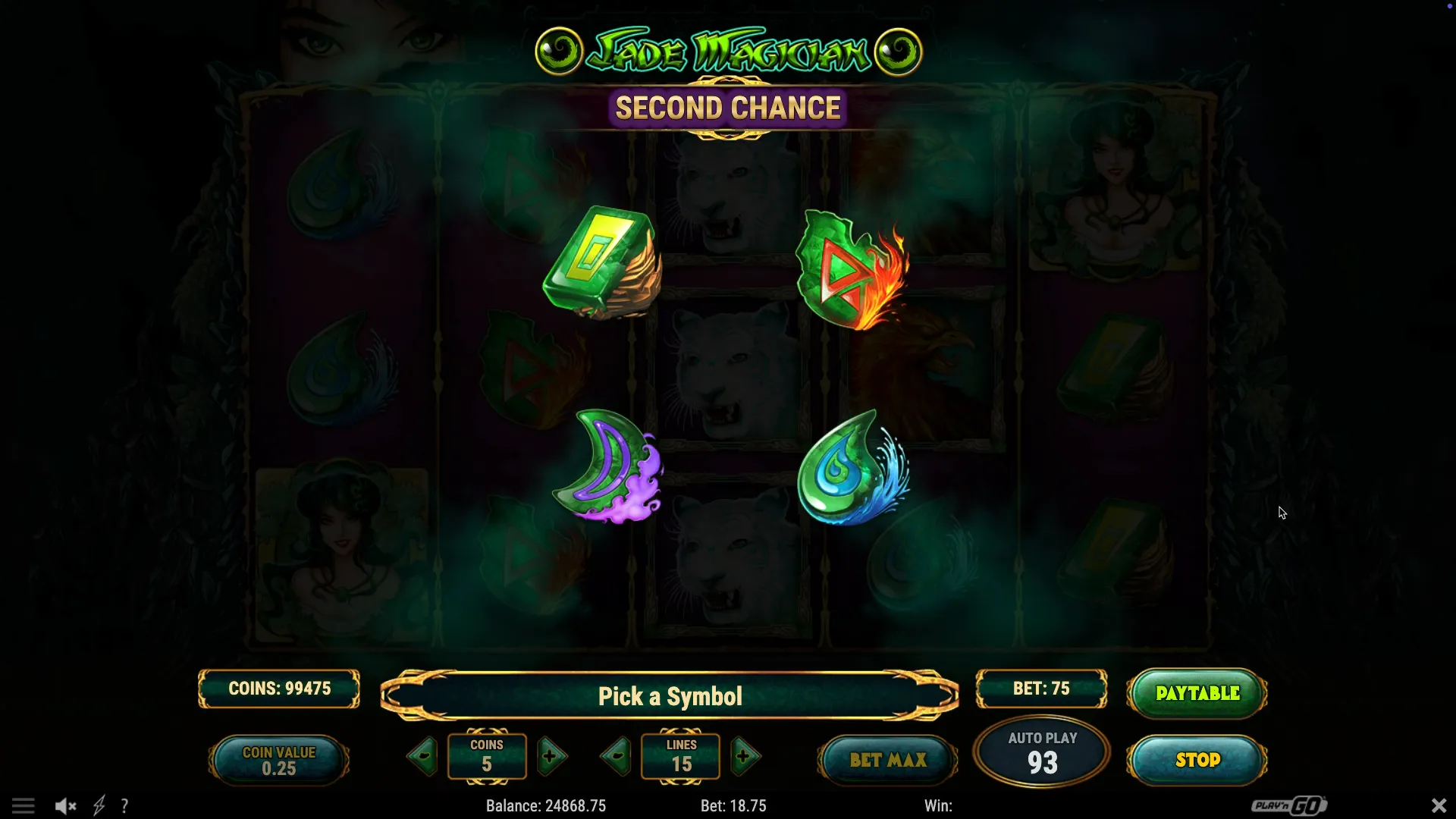 Play Jade Magician bonuses