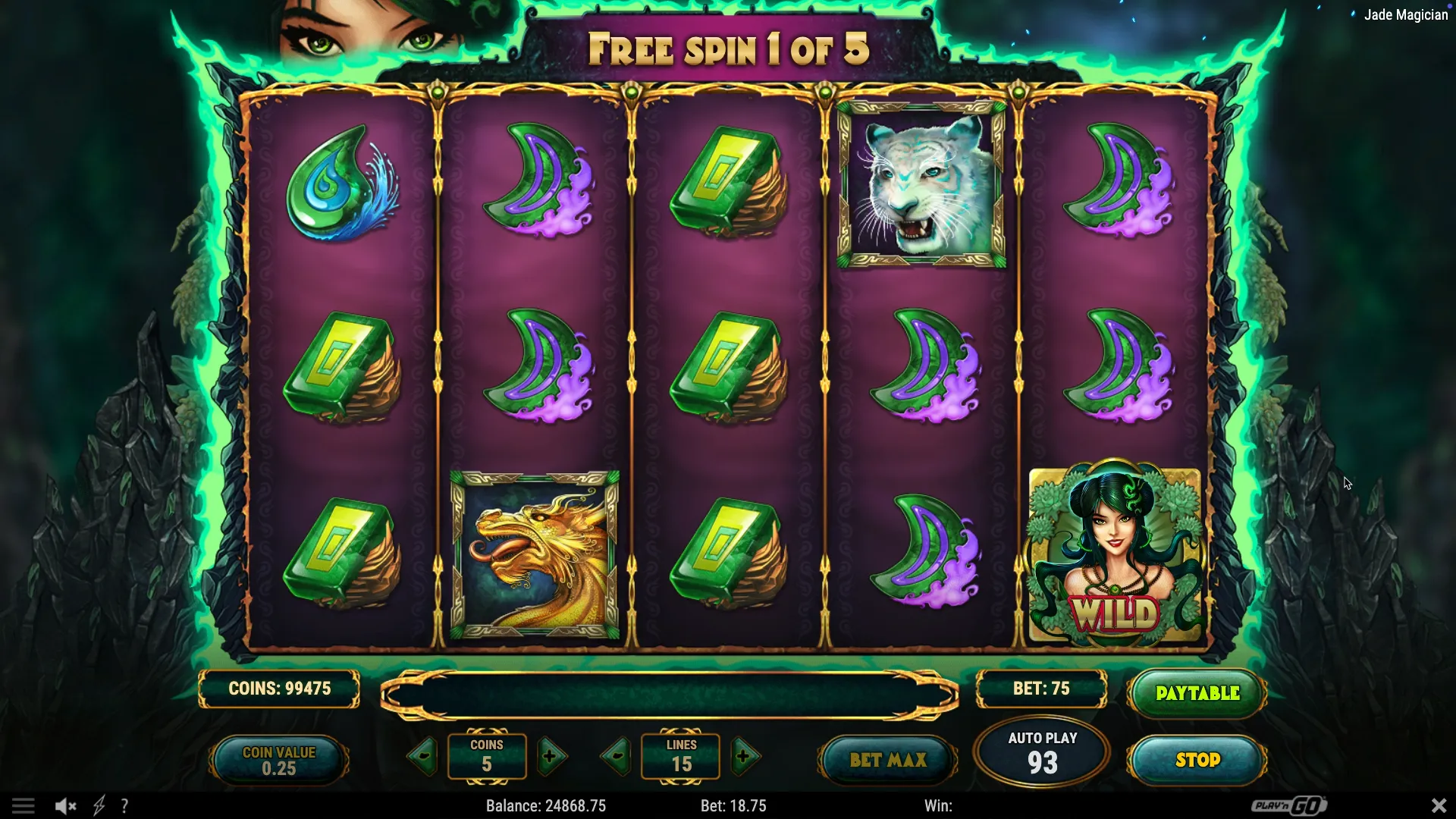 Jade Magician game site